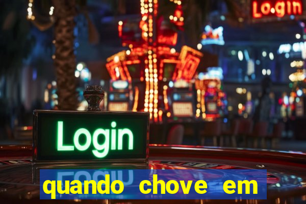 quando chove em porto seguro